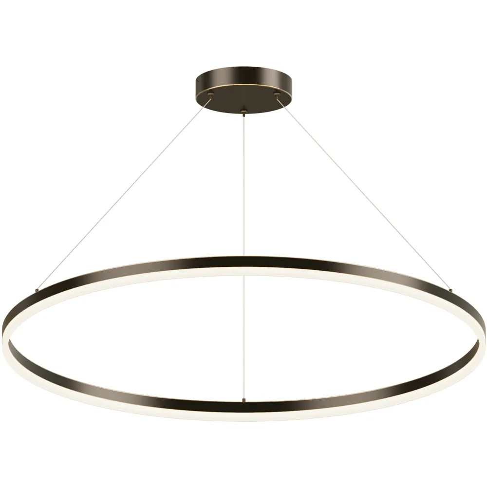 Blackened Copper LED Ring Chandelier Factory & OEM Supplier | Hushwing