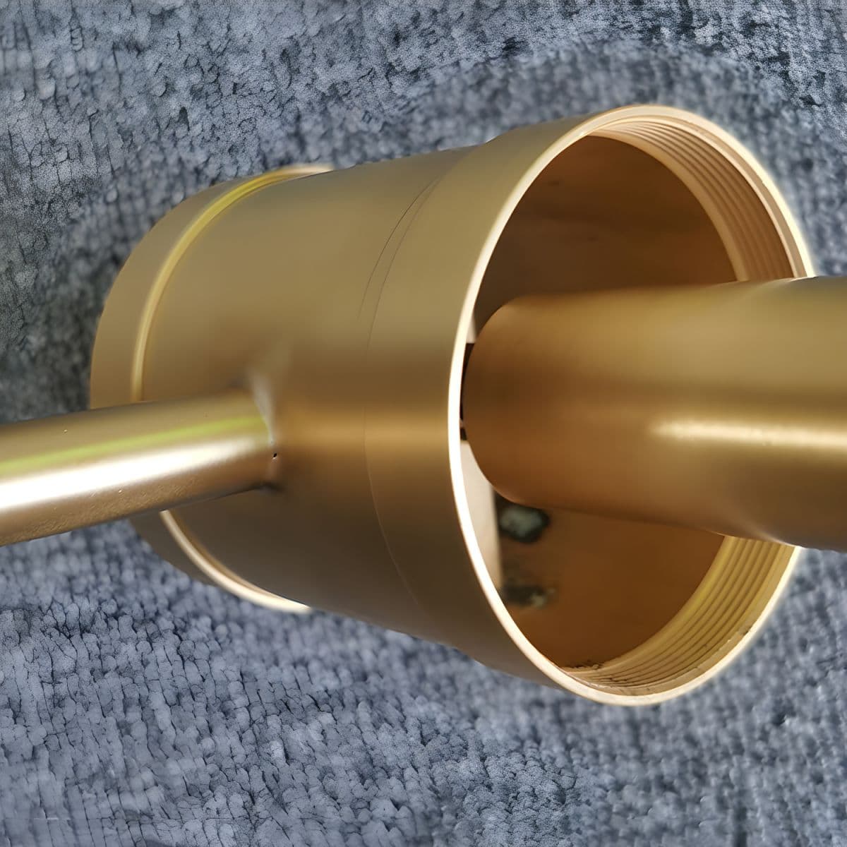 Brass Ribbed Glass Wall Sconce | Modern Fluted Vanity Light Fixture thumbnail 4