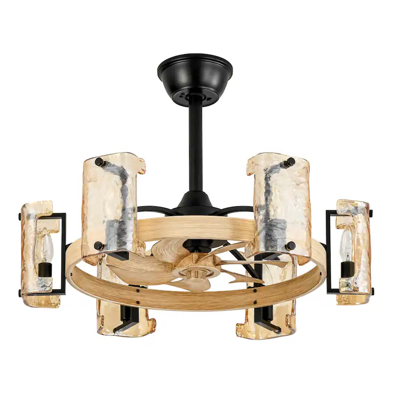 26.3" Chandelier Ceiling Fan with Light thumbnail 10