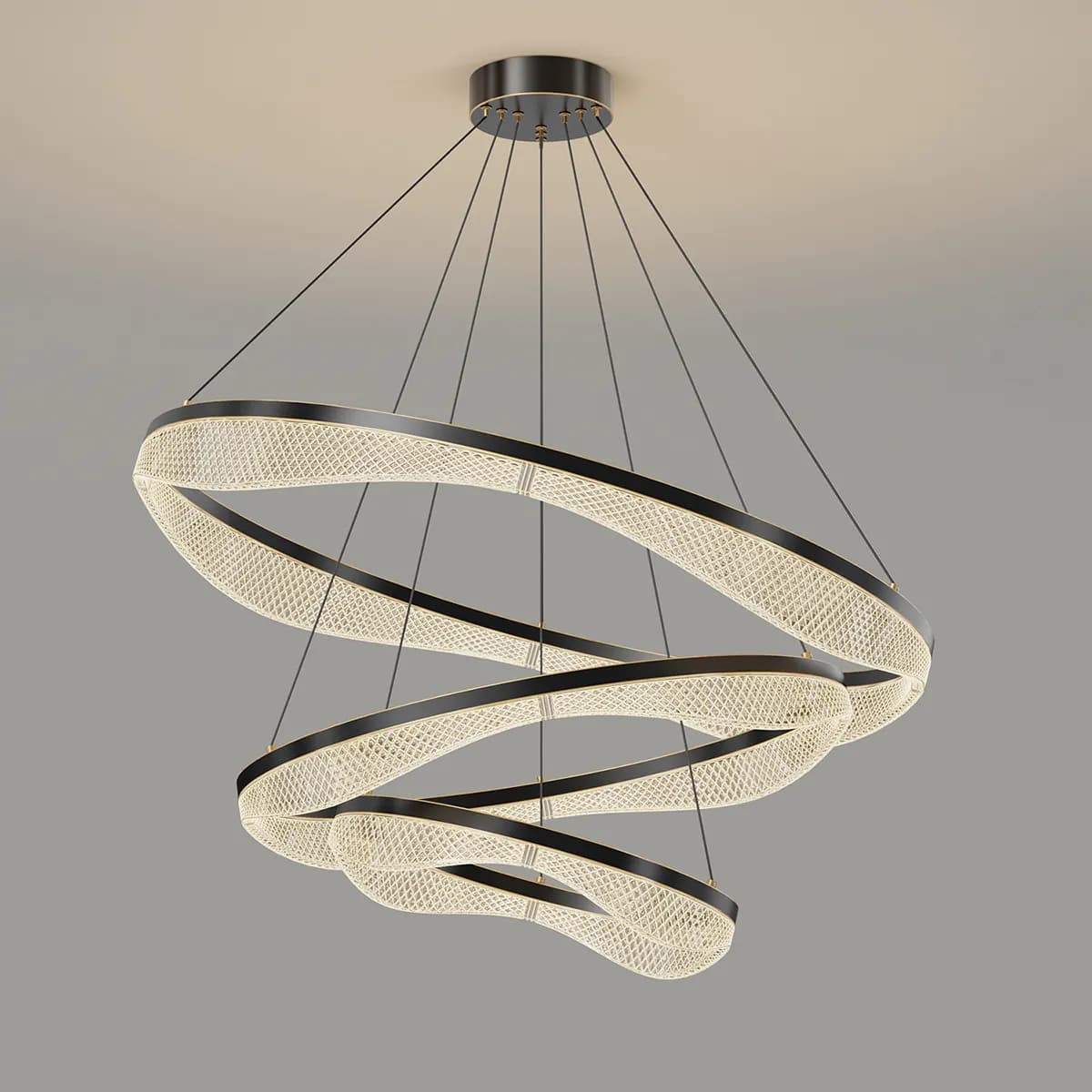 Three Tier Ring Chandelier Wholesale for Hotels and Foyers